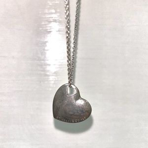 Tiffany & Co Heart Cut-out Pendant Necklace